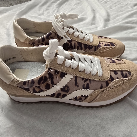 Dolce Vita Classic Neutral Leopard Print Low Profile Women's Sneaker Sz 10 - Picture 9 of 11